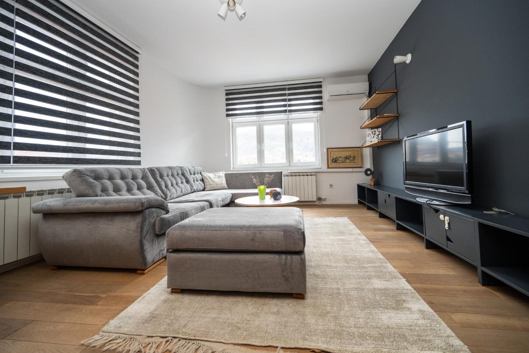 Design 1Bdr Apartment With City View Saraievo Exterior foto