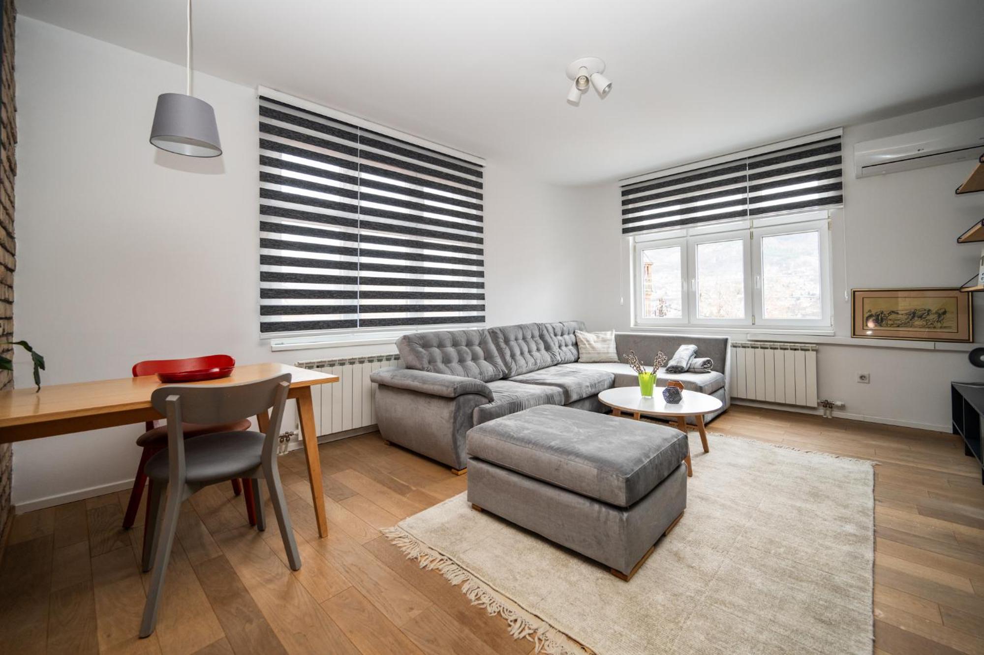 Design 1Bdr Apartment With City View Saraievo Exterior foto